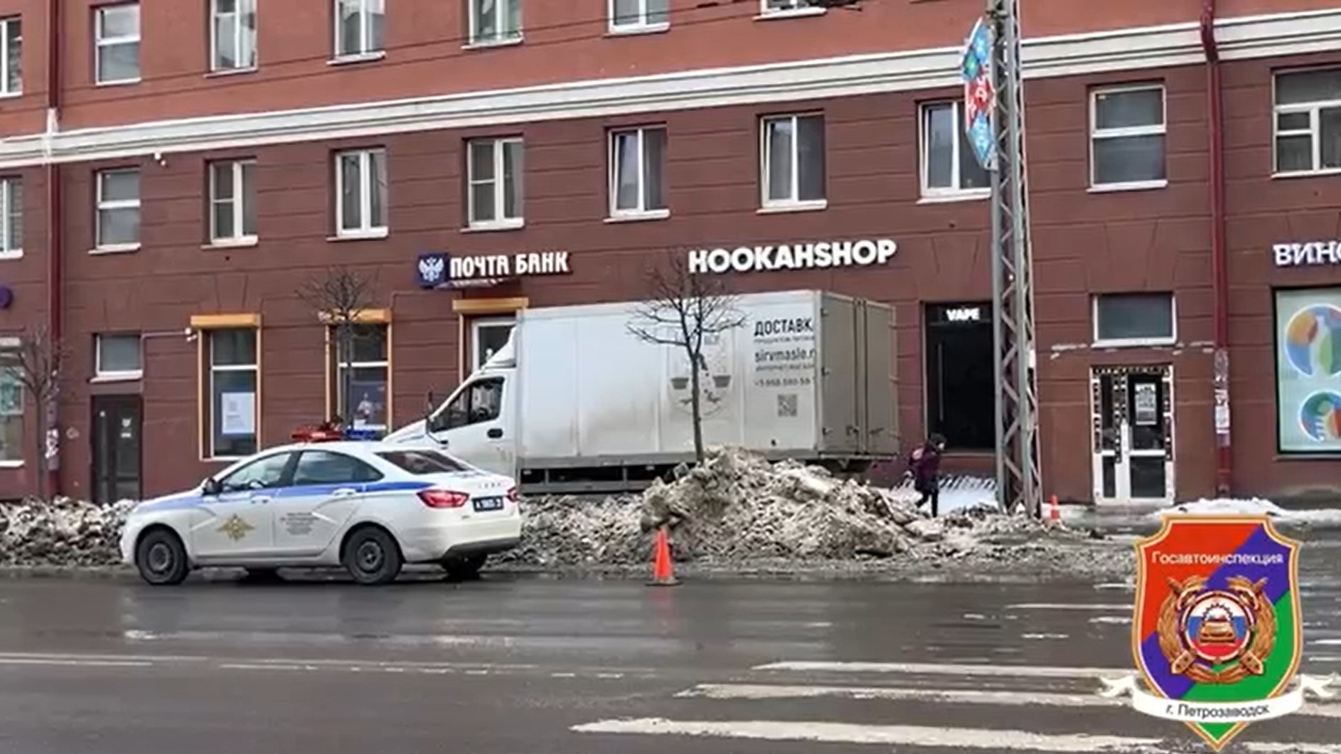 Фото: скриншот с видео Госавтоинспекции Петрозаводска / ВК