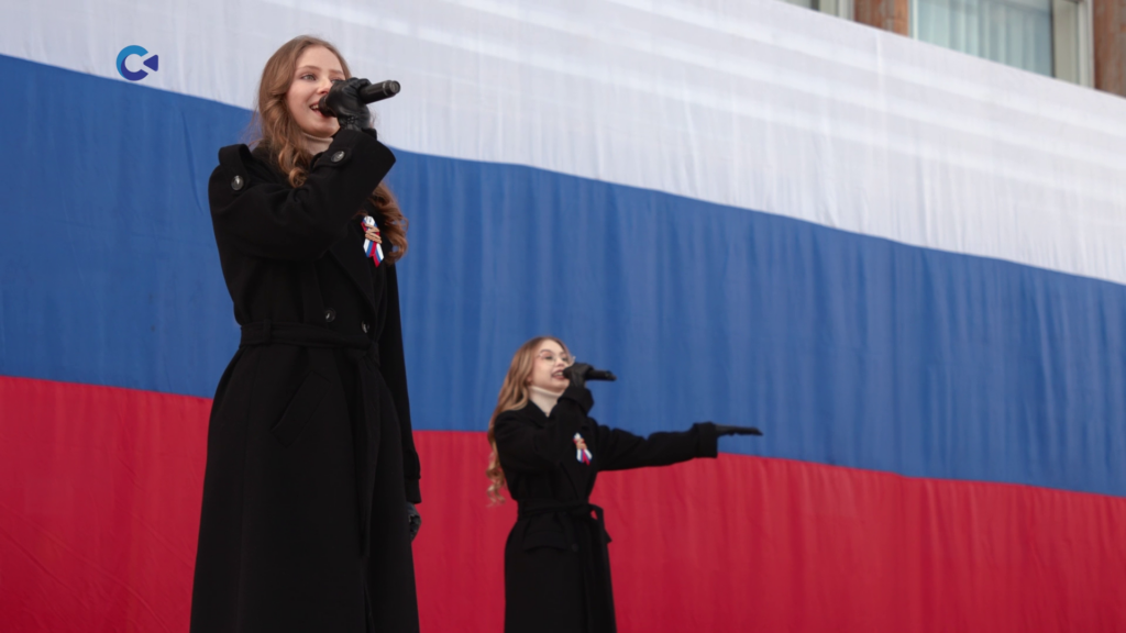 В честь годовщины «Крымской весны» в Петрозаводске прошёл праздничный митинг-концерт