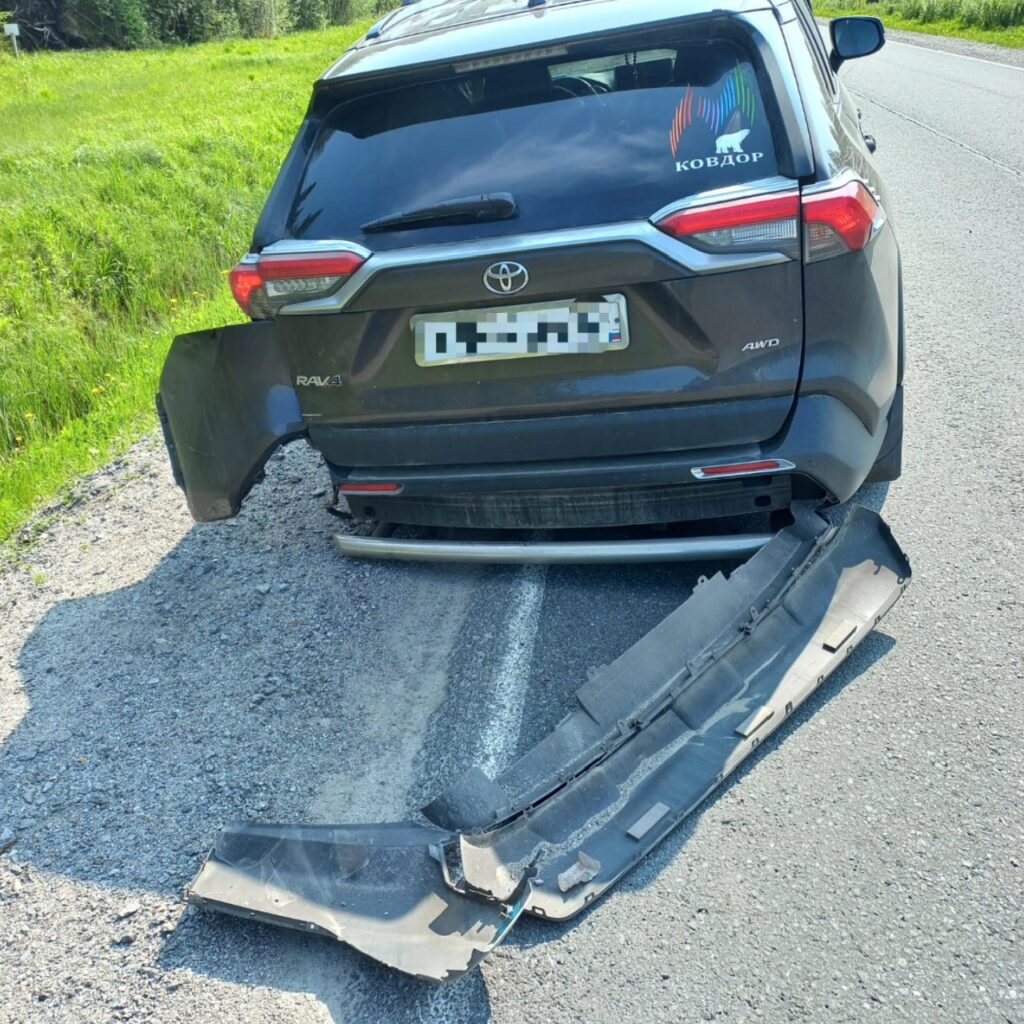 Уставший водитель спровоцировал аварию в Карелии. ДТП