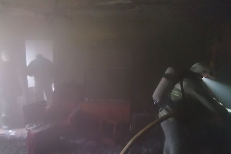Женщина пострадала во время пожара в Карелии