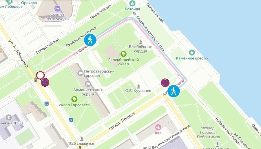 В центре Петрозаводска изменится схема движения