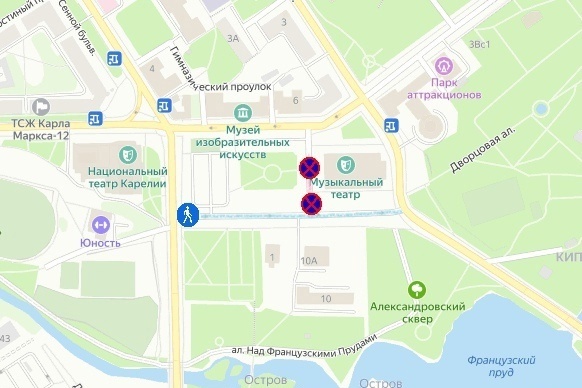 Одну из площадей Петрозаводска перекроют завтра