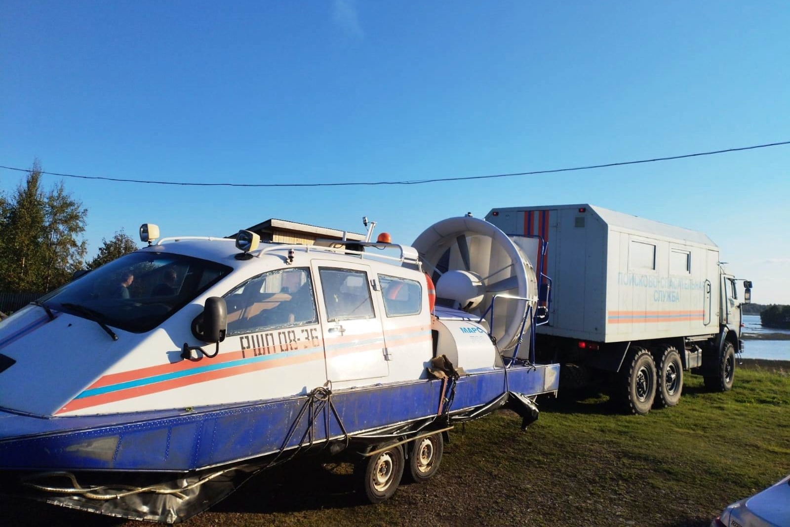 Кемский спасательный отряд получил судно на воздушной подушке