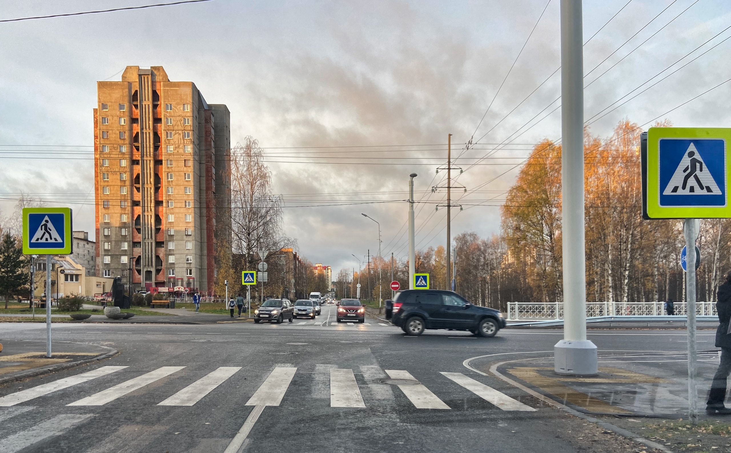 Новые пешеходные переходы появились в Петрозаводске