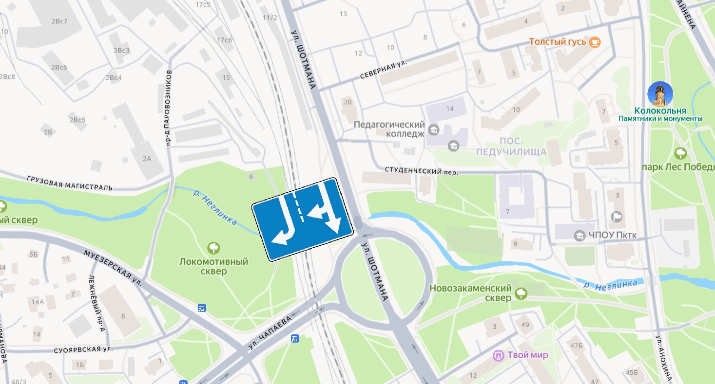 Одно из колец Петрозаводска теперь нужно проезжать по-новому