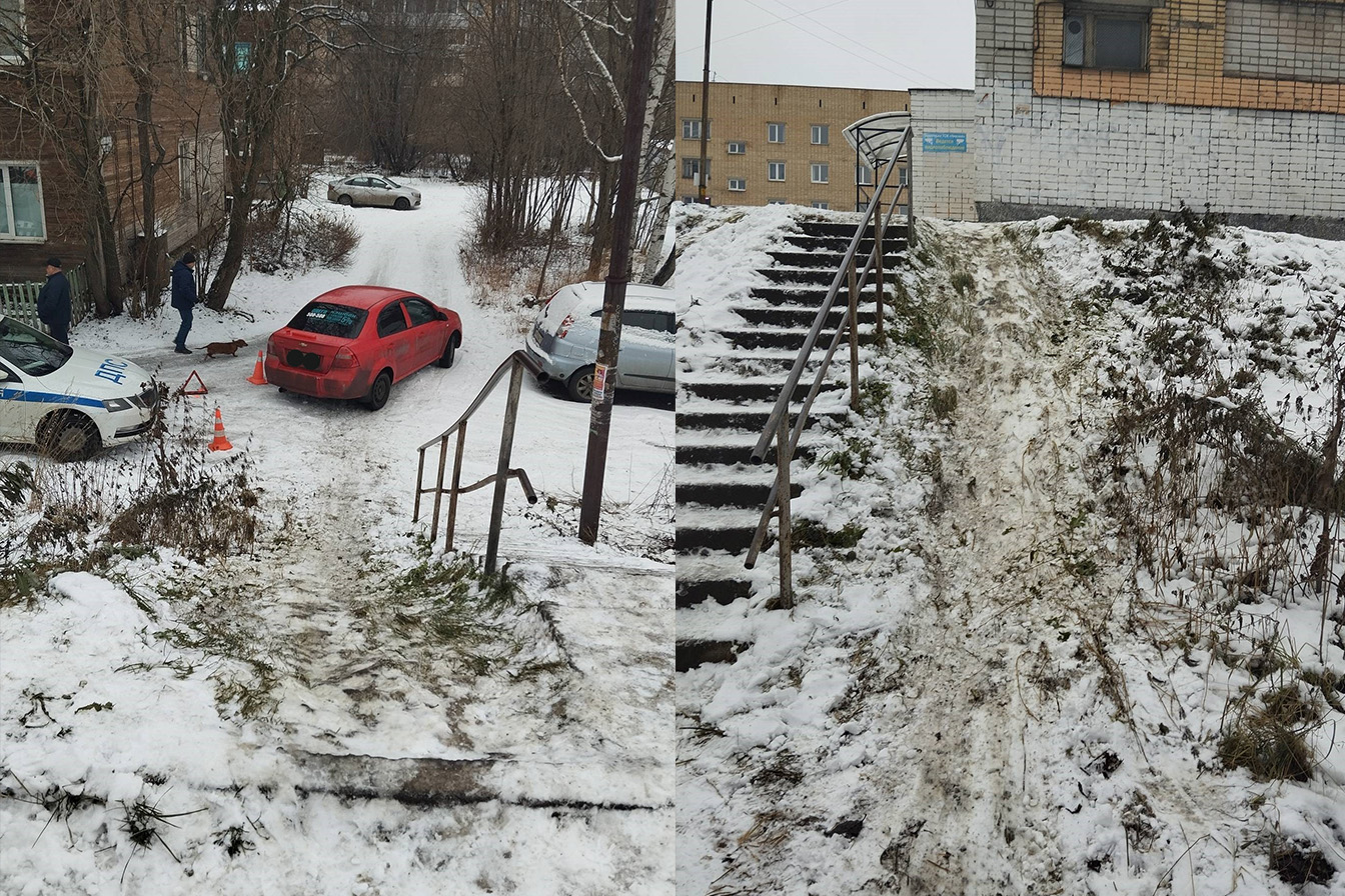 Ребенок скатился с горки под колеса машины в Петрозаводске