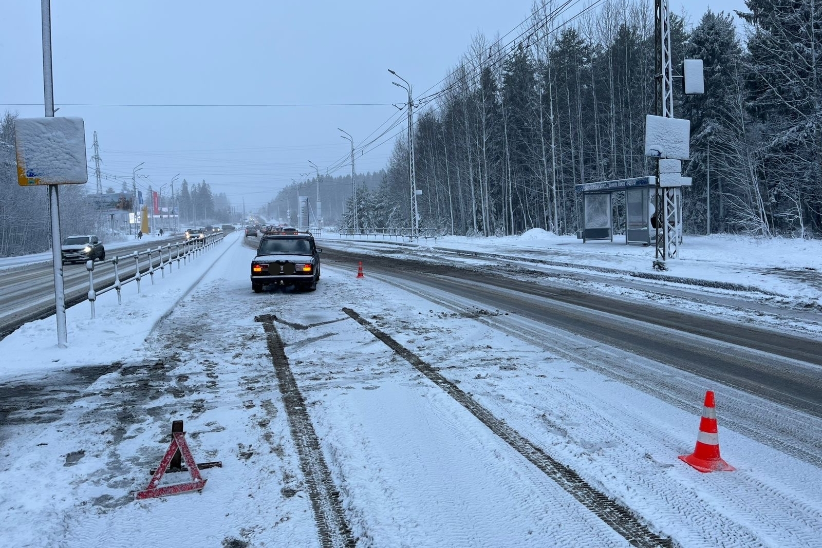 Пенсионерку сбили на пешеходном переходе в Петрозаводске