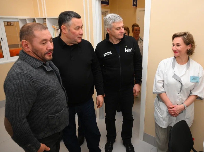 Глава Карелии вместе с полпредом Президента посетили Олонецкий район