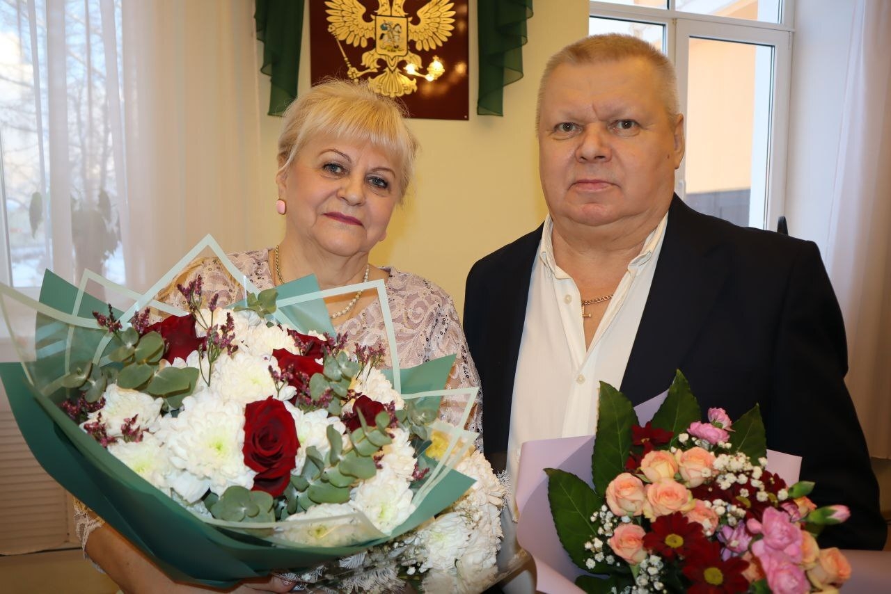 Золотую свадьбу отметили супруги из Сегежи
