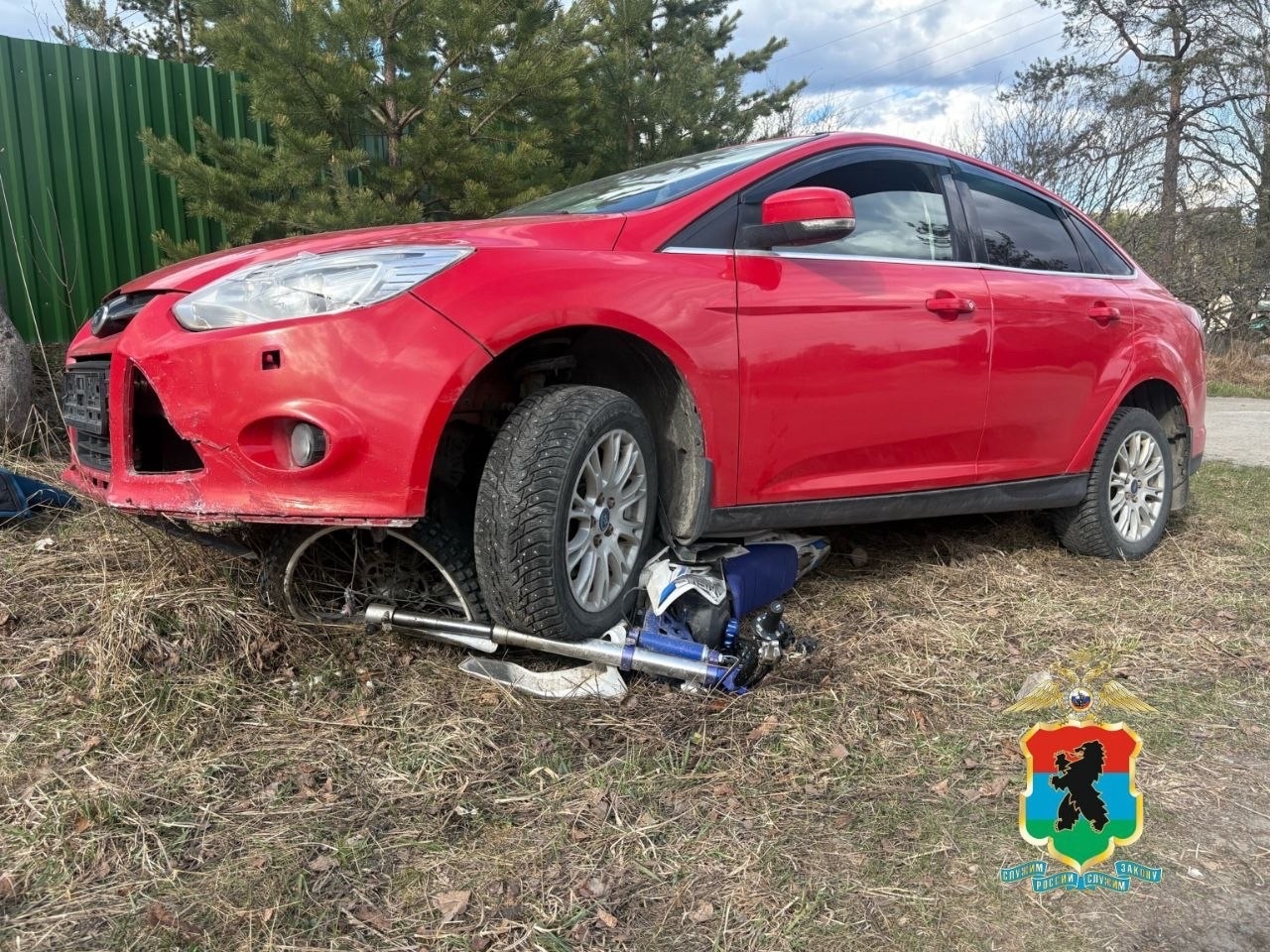 Питбайкер получил травмы во время аварии в Карелии