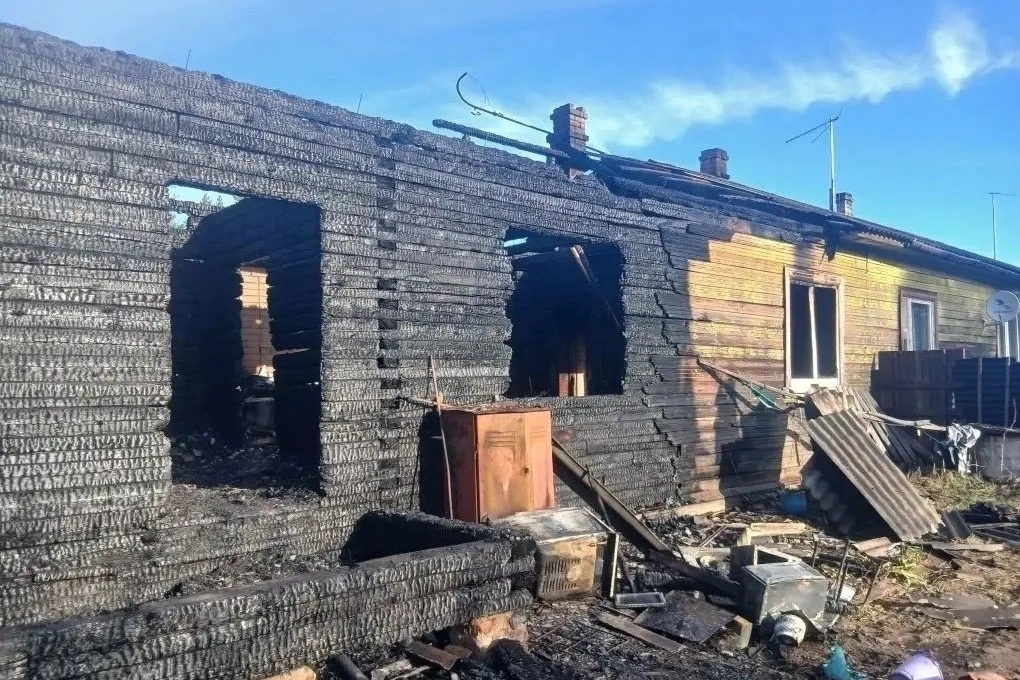 Пожар в жилом доме произошел сегодня в Карелии