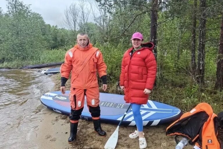 Туристы застряли на острове в Карелии из-за непогоды