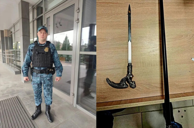 Мужчина с тростью-клинком пытался пойти на прием граждан в Петрозаводске