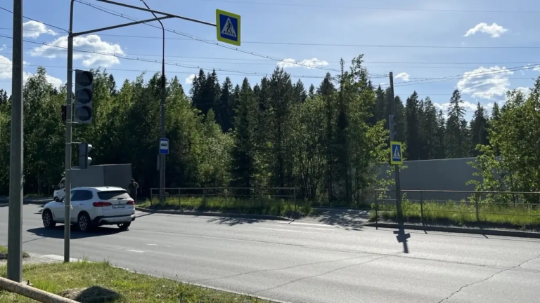 Новый светофор появился в Петрозаводске