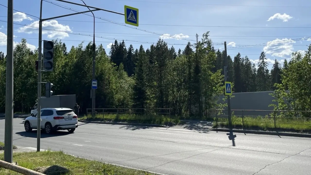 Новый светофор появился в Петрозаводске