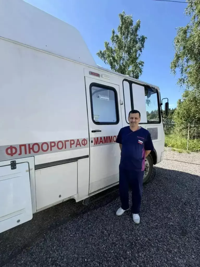 Глава Карелии прошел диспансеризацию в поселке Харлу