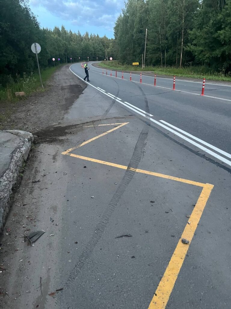 Нетрезвый водитель съехал в кювет в Петрозаводске