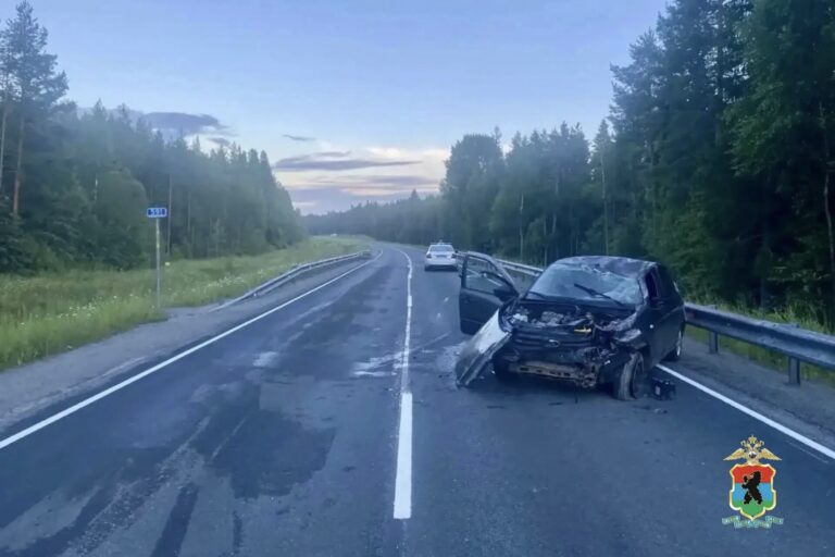 Смертельная авария произошла сегодня вечером в Карелии