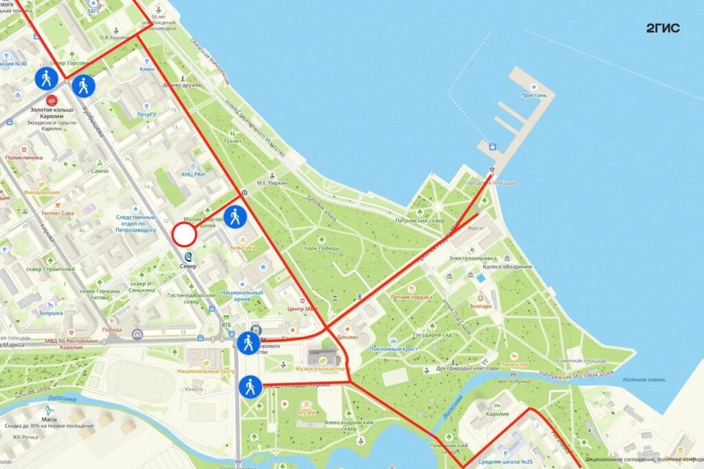 Несколько улиц Петрозаводска перекроют в воскресенье