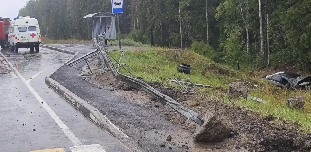 Авария с пострадавшим произошла сегодня в Карелии