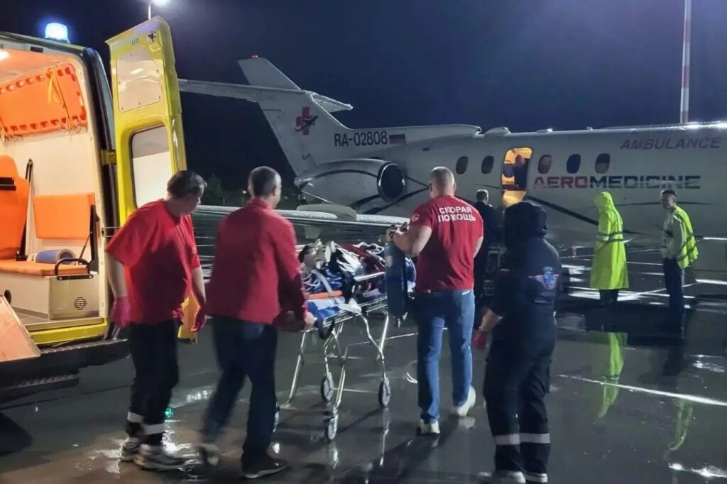 Мальчика с серьезными ожогами доставили из Карелии в Санкт-Петербург