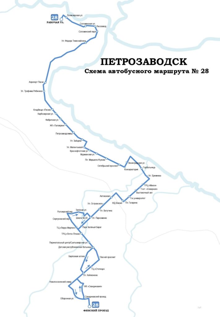 На маршрут № 28 в Петрозаводске будет выходить больше автобусов