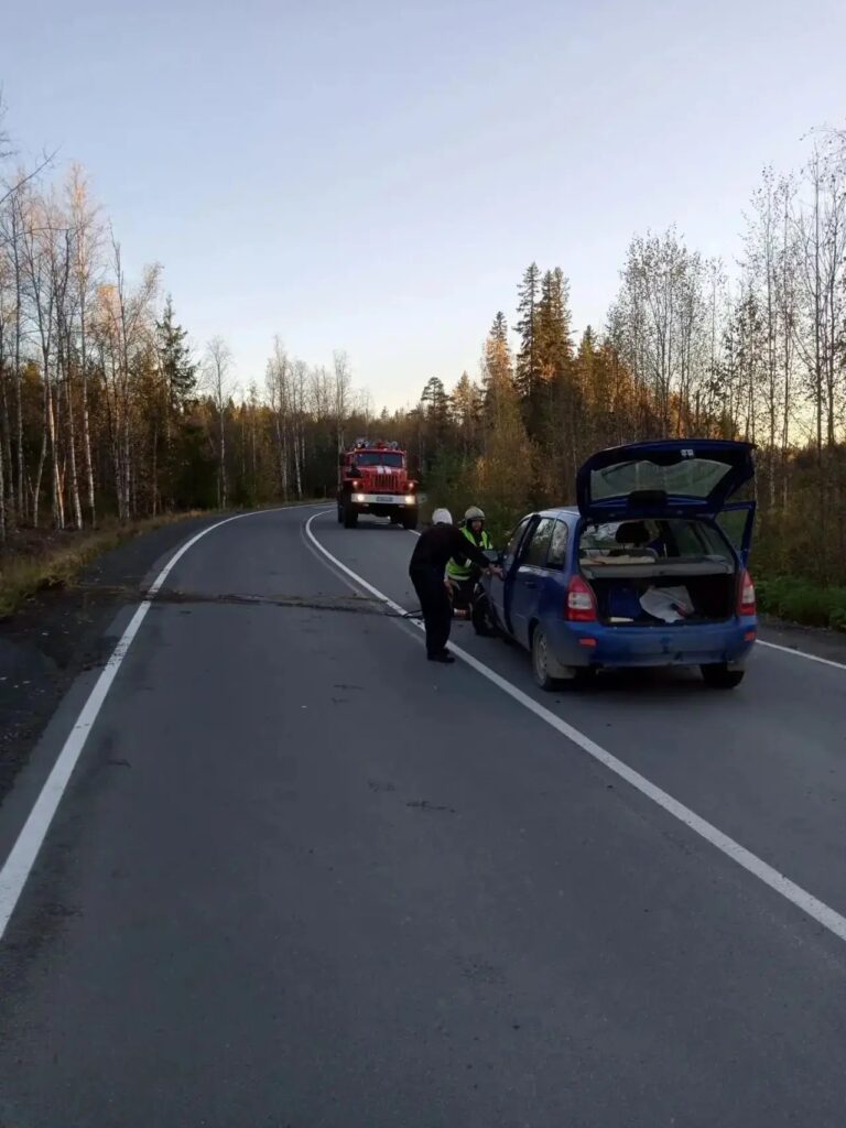 В Карелии 90-летний водитель пострадал в аварии