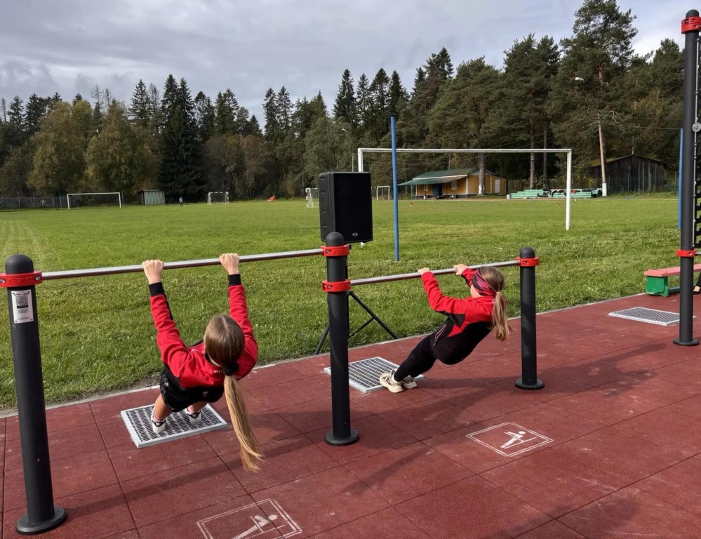 Спортивную площадку ГТО открыли в Лахденпохье