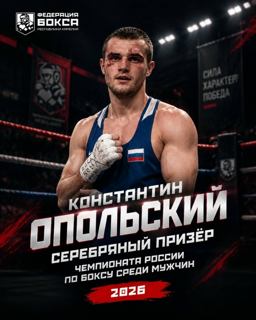 Уроженец Карелии стал серебряным призером чемпионата России по боксу