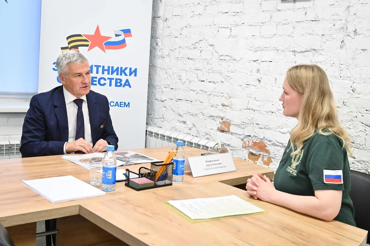 Глава Карелии встретился с семьями участников СВО