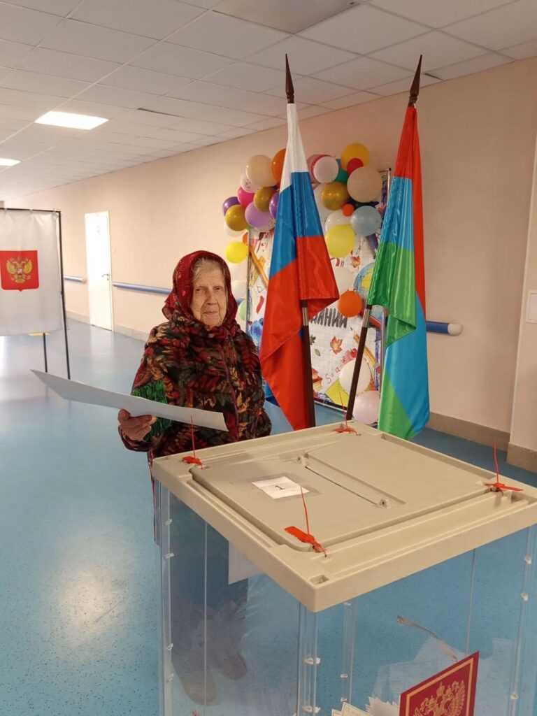 Старшее поколение Карелии голосует