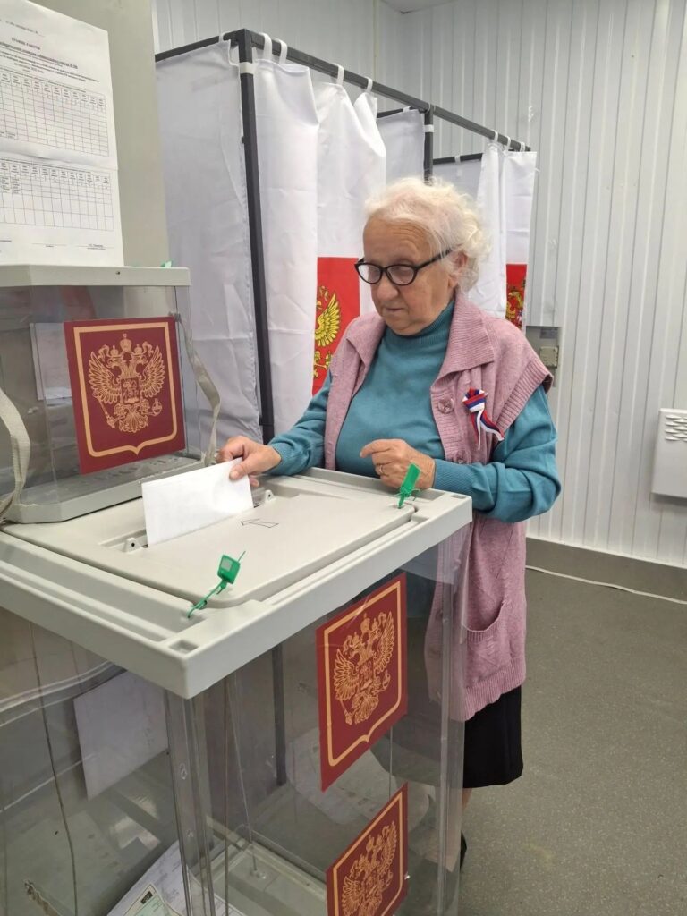 Старшее поколение Карелии голосует