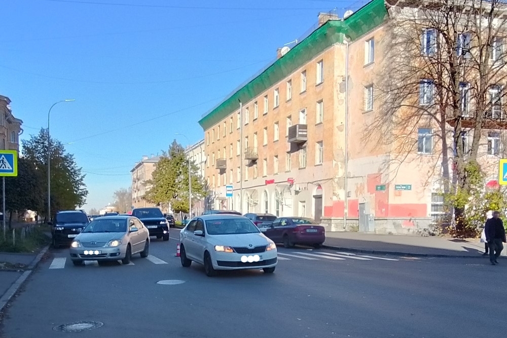 Пенсионерку сбили на пешеходнике в Петрозаводске