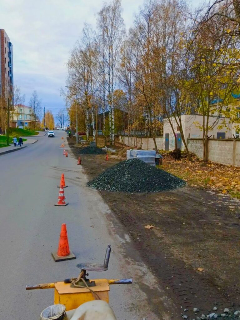 Тротуары обустроят на двух улицах Петрозаводска